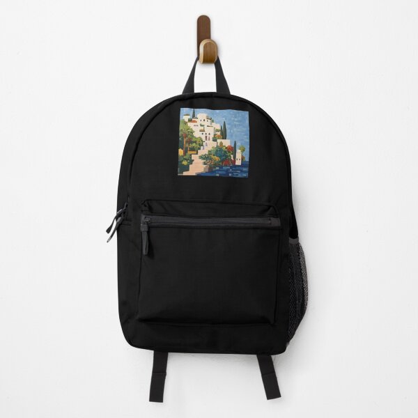 Item preview, Hanging Gardens of Babylon | Post-impressionist painting style designed and sold by ComicsFactory.