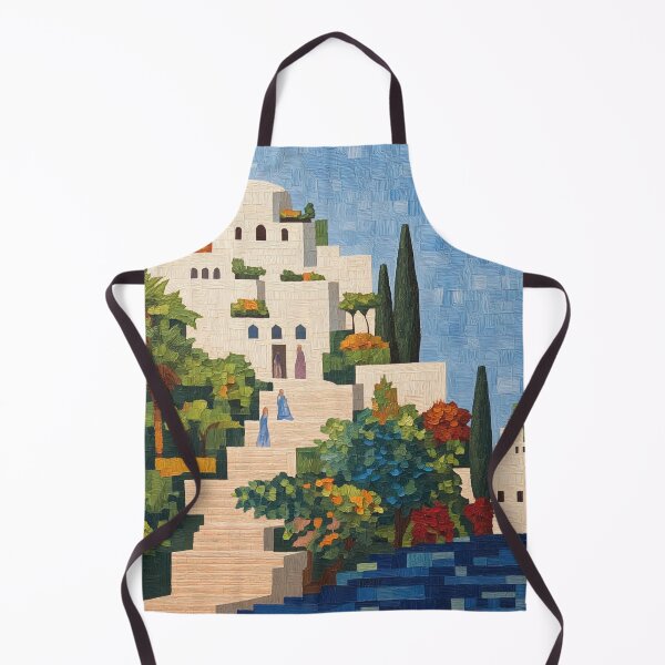 Item preview, Hanging Gardens of Babylon | Post-impressionist painting style designed and sold by ComicsFactory.