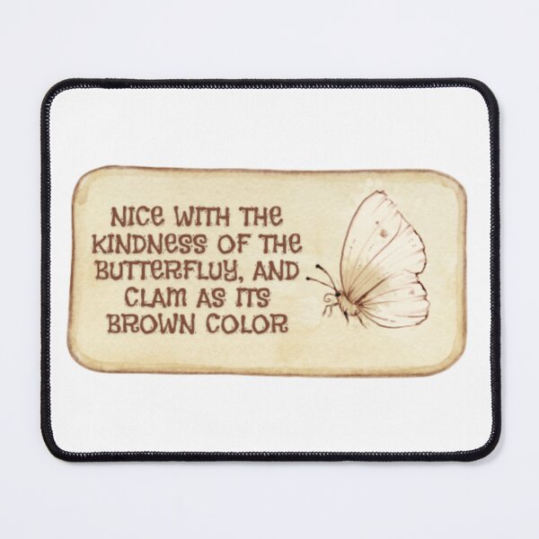 Item preview, A cute little butterfly sticker in brown  designed and sold by ARTofBito.