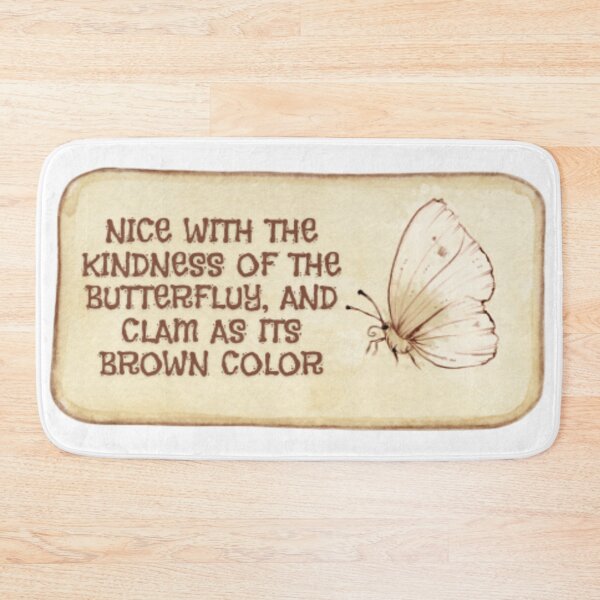 Item preview, A cute little butterfly sticker in brown  designed and sold by ARTofBito.