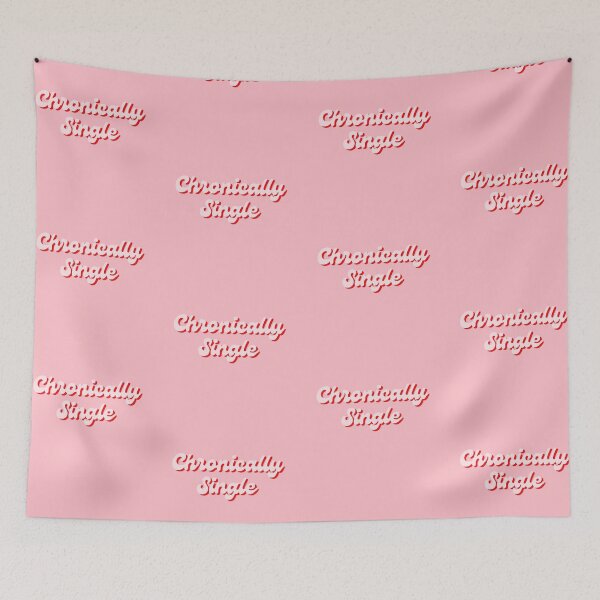 Item preview, Chronically Single - Retro Bold Statement Design designed and sold by ZaibsDesigns.