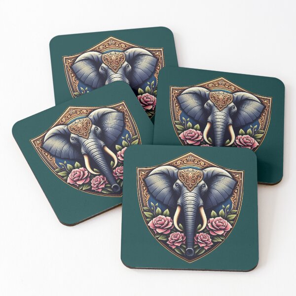 Item preview, BEAUTIFUL HINDU ELEPHANT HEAD SHIELD (#003333) designed and sold by Marlon Oseguera.