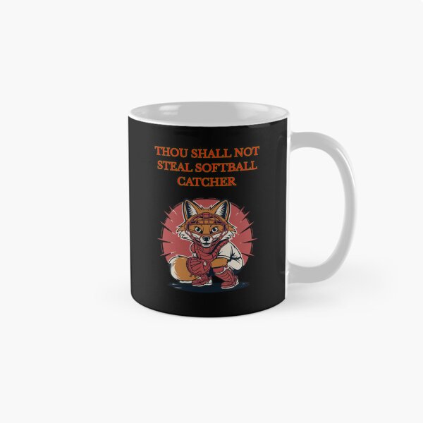 Item preview, Thou Shall Not Steal Softball Catcher designed and sold by TrendsLook.