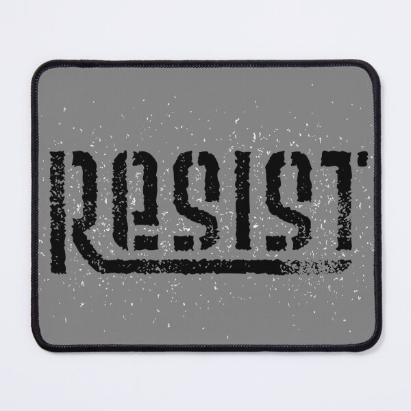Item preview, RESIST Censored Style Graphic | Blurred Protest Message Design designed and sold by lxmag.