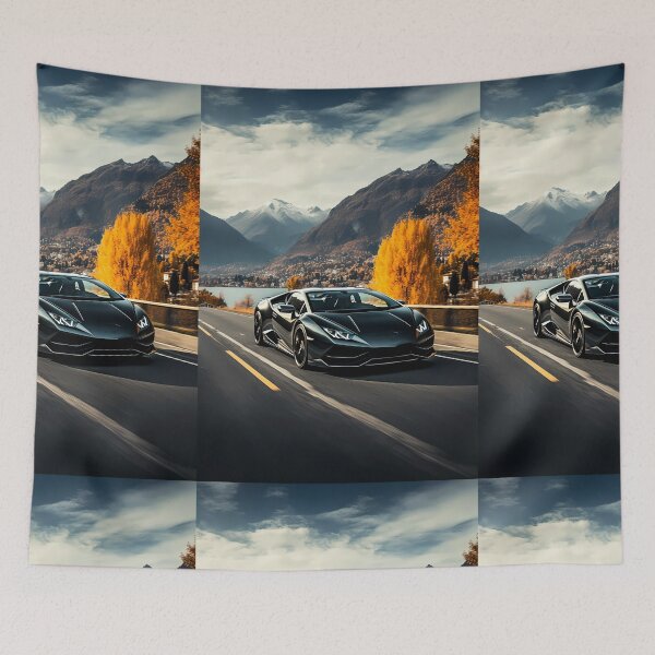 Item preview, Luxury Supercar In Stunning Alpine Landscape designed and sold by RevUpDesign.