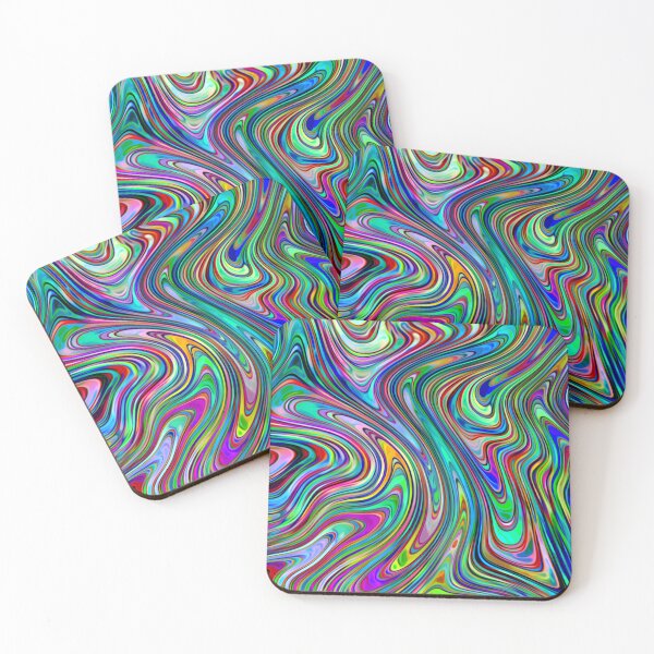 Item preview, abstract multicolored swirl design designed and sold by chambergambit.