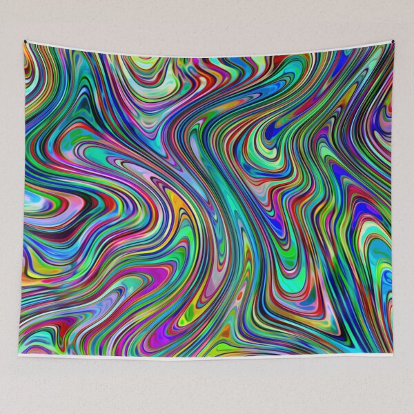 Item preview, abstract multicolored swirl design designed and sold by chambergambit.