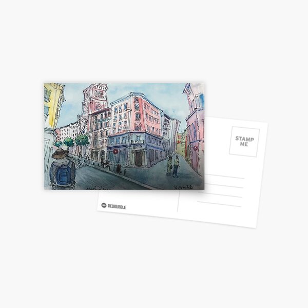 Item preview, Street of Madrid  designed and sold by Julia's Print Studio .
