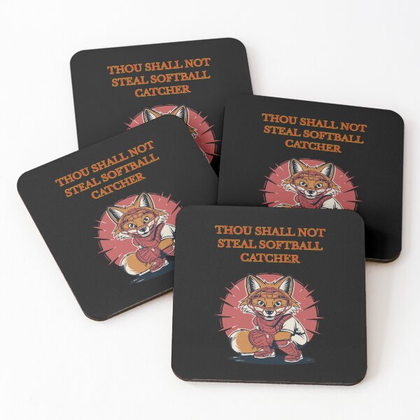 Item preview, Thou Shall Not Steal Softball Catcher designed and sold by TrendsLook.