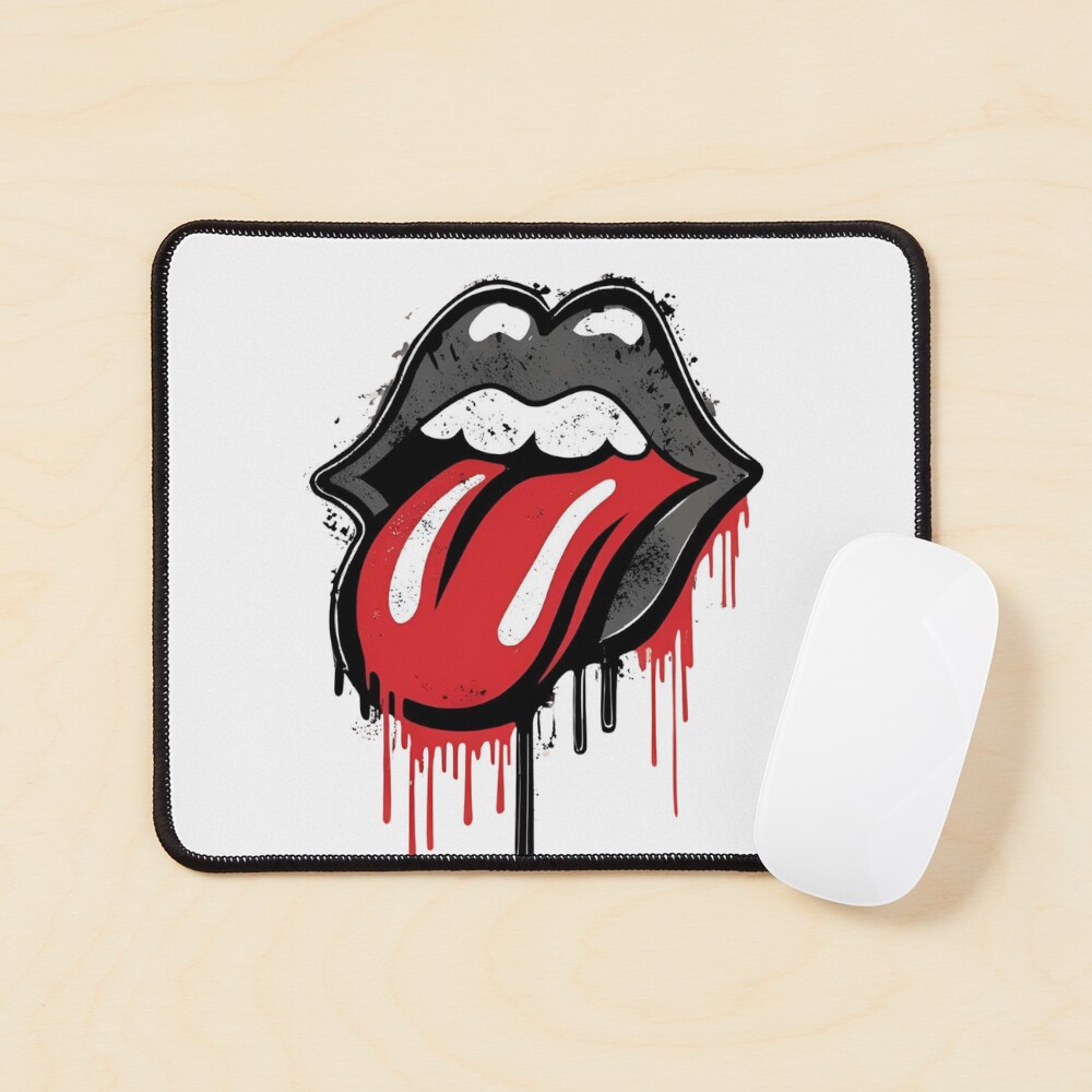 Rock lips Sticker