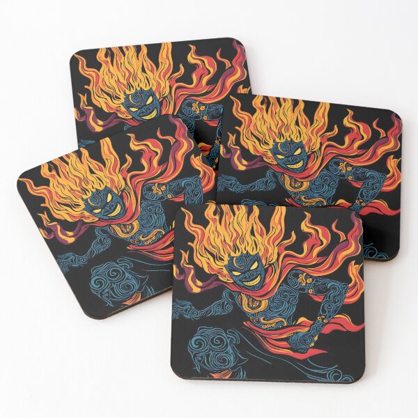 Item preview, Infernal Warrior – Mystical Fire Spirit Art designed and sold by Field-23.