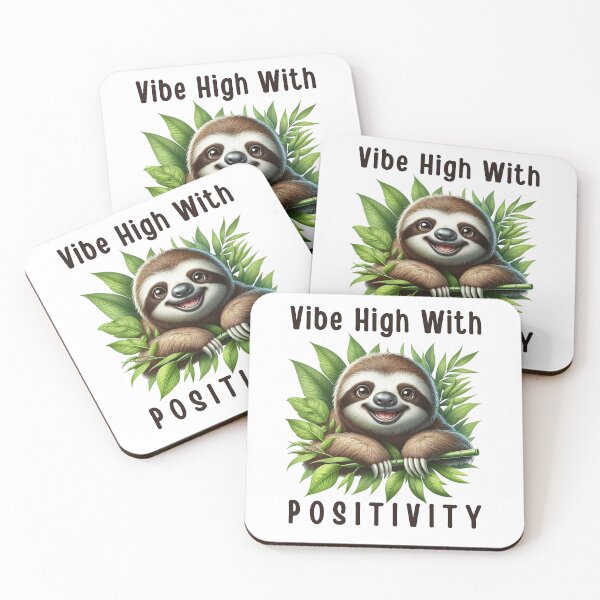 Item preview, Sloth, Vibe High With POSITIVITY designed and sold by QuirkySpark.