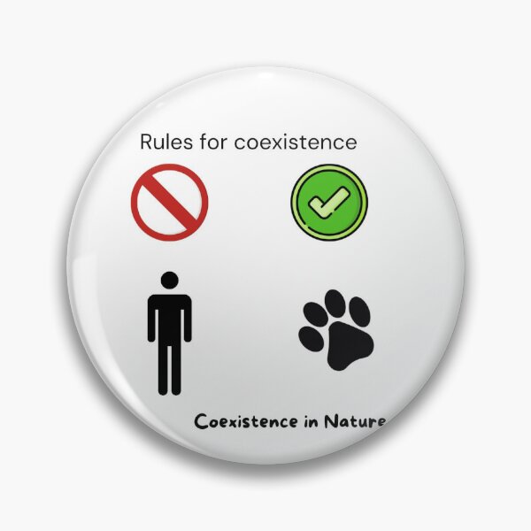 Item preview, Rules for Coexistence in Nature white background designed and sold by AtelierDigital.