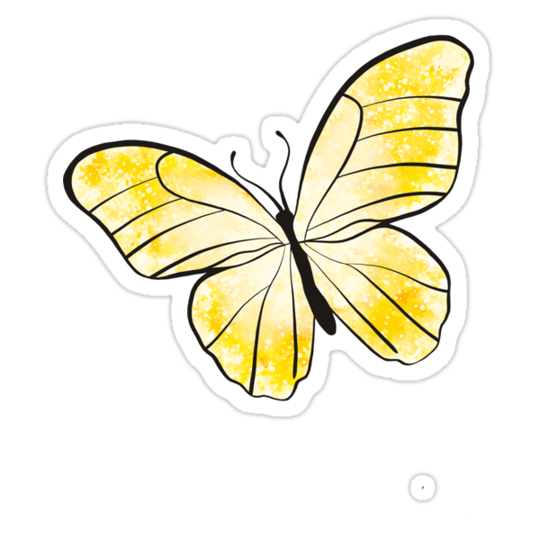 yellow-butterfly-stickers-by-rmcbuckeye-redbubble
