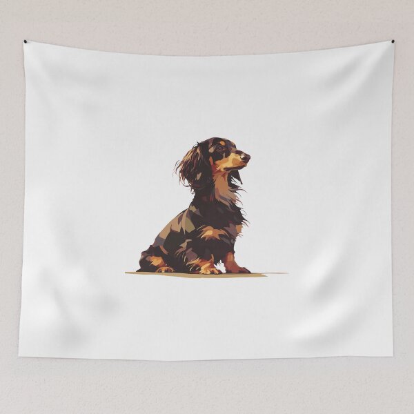 Item preview, Long-Haired Dachshund designed and sold by SMARTKIT  DESIGNAGENCY.