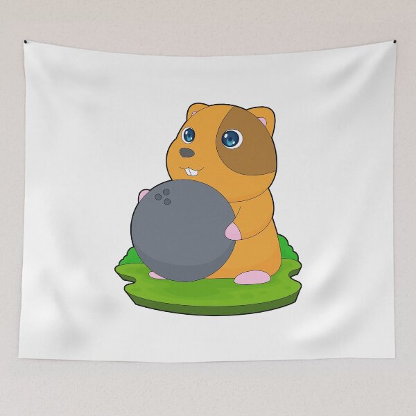 Item preview, Hamster Bowling Bowling ball designed and sold by Snabdesign84.