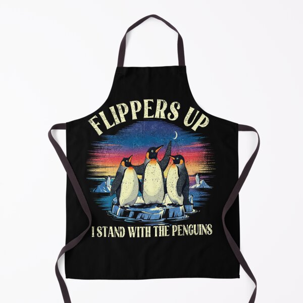 Item preview, Flippers Up I Stand With The Penguins designed and sold by PrettyInk.