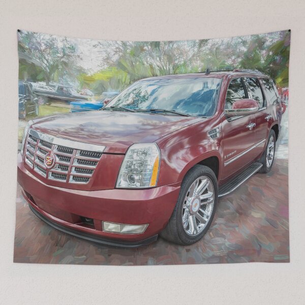 Item preview, 2008 Maroon Cadillac Escalade ESV Platinum X103 designed and sold by RichFrancoCars.