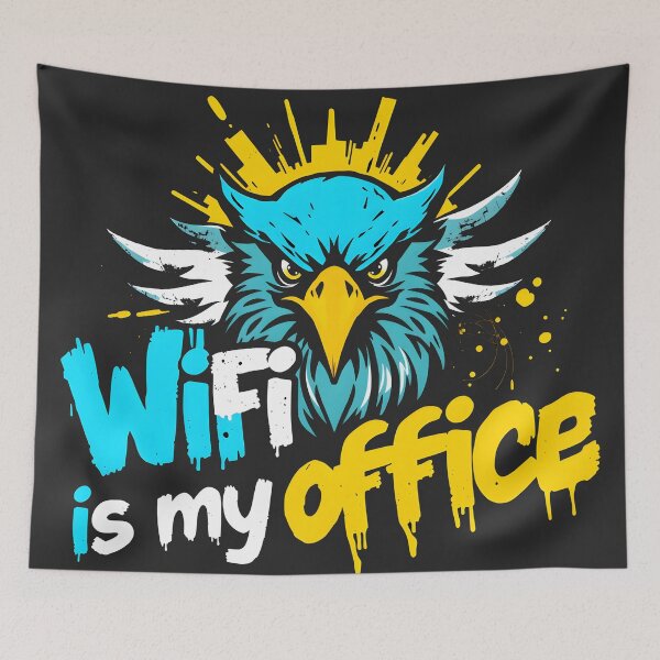 Item preview, Wifi is my office Eagle designed and sold by FoxyJags.
