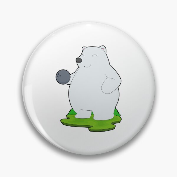Item preview, Polar bear Bowling Bowling ball designed and sold by Snabdesign84.