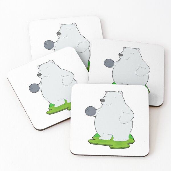 Item preview, Polar bear Bowling Bowling ball designed and sold by Snabdesign84.