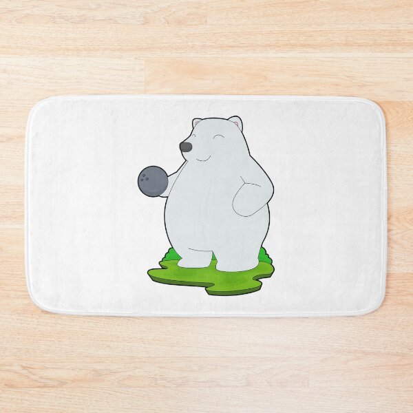 Item preview, Polar bear Bowling Bowling ball designed and sold by Snabdesign84.