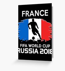 France Team World Cup 2018 Greeting Card