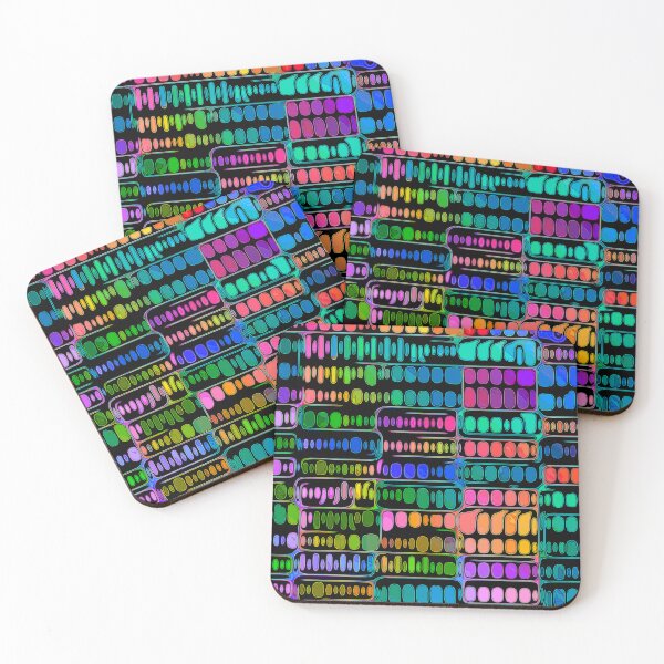 Item preview, rows of multicolored blobs designed and sold by chambergambit.