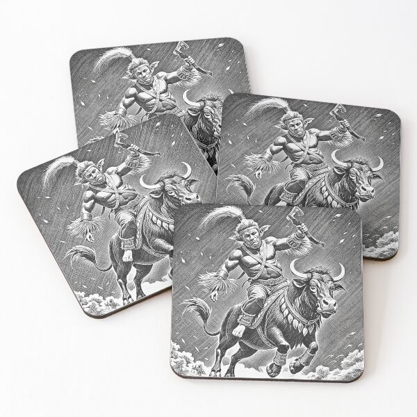 Item preview, Gorokk the Bullrider designed and sold by NickTaroDesign.