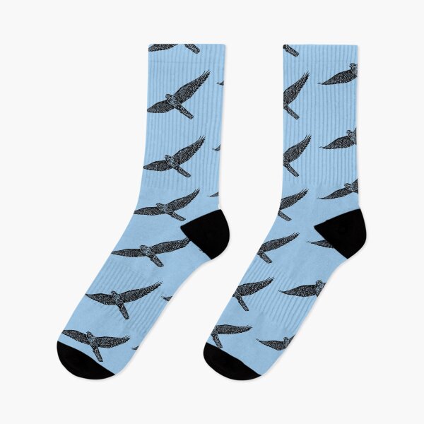 Item preview, Aplomado Falcon Flying Black Design  designed and sold by designsasstultd.