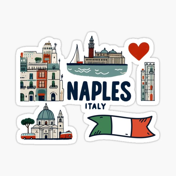 Item preview, Naples Italy designed and sold by WanderlustCoCo.