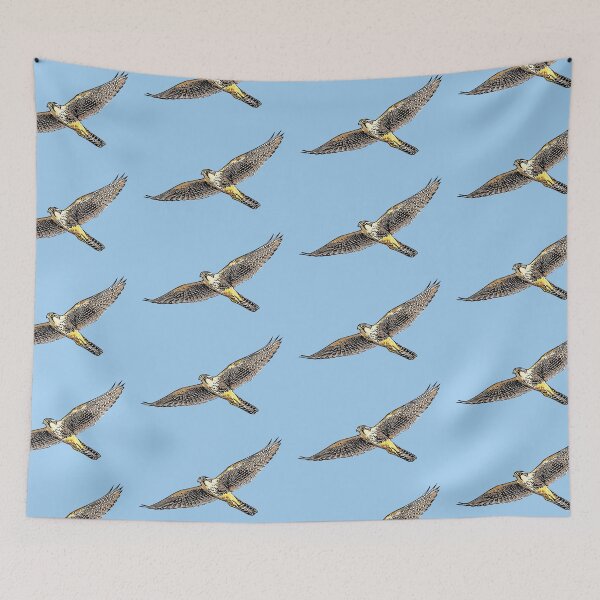 Item preview, Aplomado Falcon Flying Black Alternate Design  designed and sold by designsasstultd.