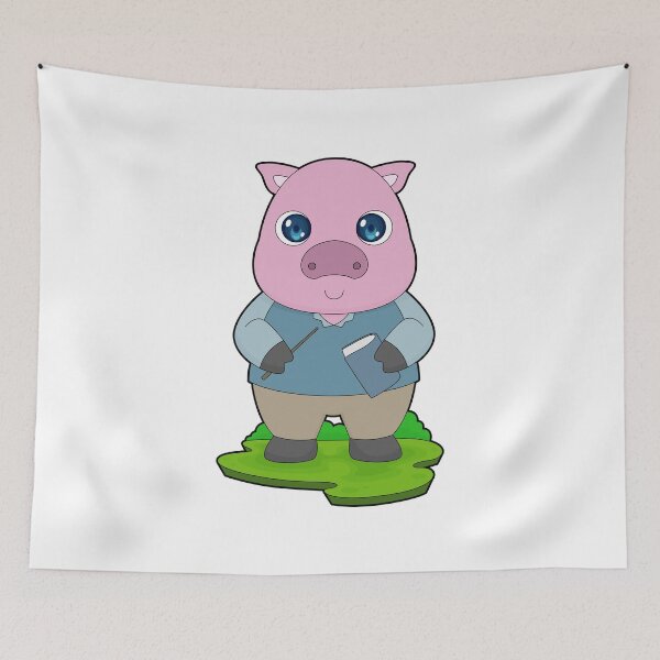 Item preview, Pig Teacher Book designed and sold by Snabdesign84.