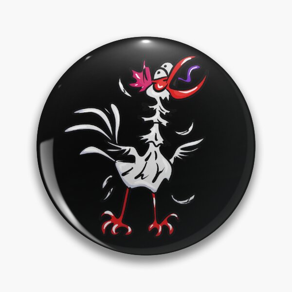 Item preview, Crazy red rooster crowing designed and sold by Joncasmiart.