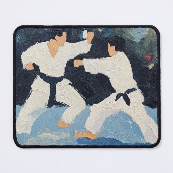 Item preview, Hapkido fighter | Post-impressionist painting style designed and sold by ComicsFactory.