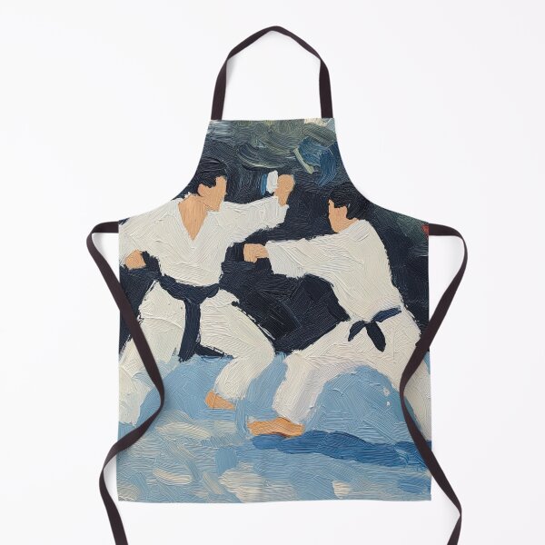 Item preview, Hapkido fighter | Post-impressionist painting style designed and sold by ComicsFactory.