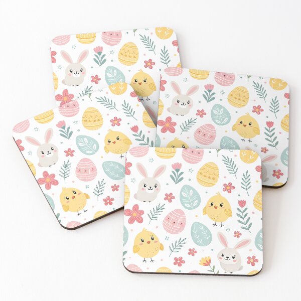 Item preview, Bird and Easter Bunny Pattern designed and sold by trendspatterns.