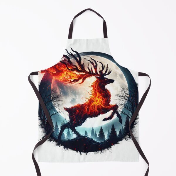Item preview, Ember Fire Deer, Ai Generated Art   designed and sold by ACC .