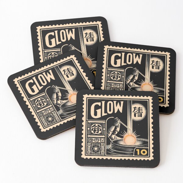 Item preview, Retro Glow Worker Stamp – Vintage Industrial Light and Heat Illustration designed and sold by No1RetroStamps.