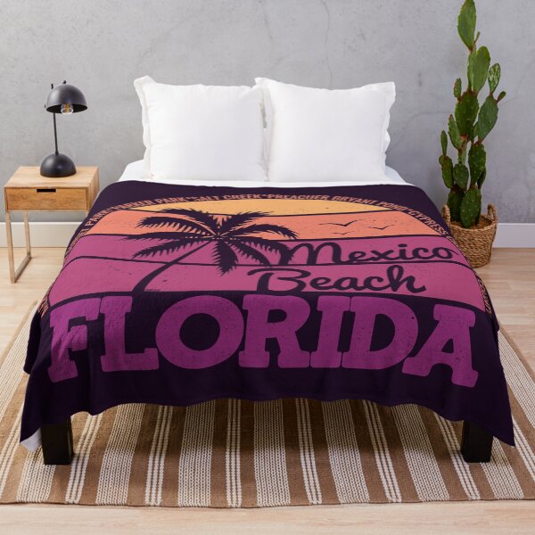 Item preview, Mexico Beach Florida Retro Sunset Local Pride Logo designed and sold by CRHPOD20.