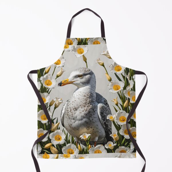 Item preview, A California Gull And Sego Lily Flowers designed and sold by taiche.