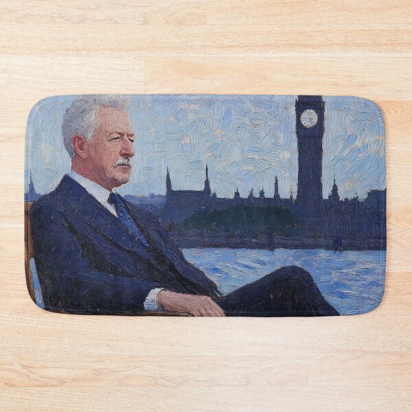 Item preview, Harold Macmillan| Post-impressionist painting style designed and sold by ComicsFactory.