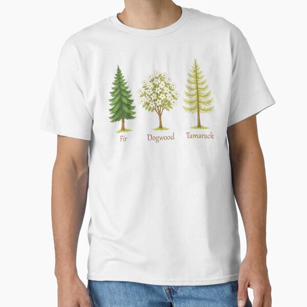 Item preview, Subtle Fir Dogwood Tamarack Trees Anti Trump Nature Lover designed and sold by wtfbba.