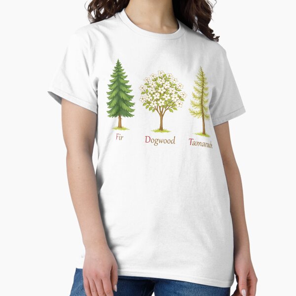 Aperçu de l'œuvre Sapin subtil Cornouiller Tétras Arbres Anti Trump Amoureux de la nature créée et vendue par wtfbba.