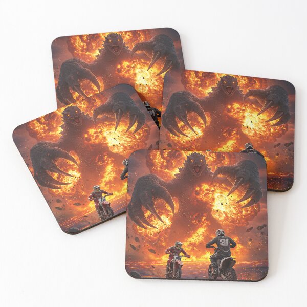 Item preview, Dirt Bikes vs. the Apocalypse designed and sold by KoolArtDistrict.