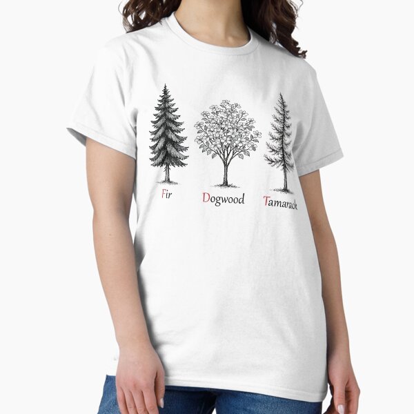 Aperçu de l'œuvre Sapin subtil Cornouiller Tétras Arbres Anti Trump Amoureux de la nature créée et vendue par wtfbba.