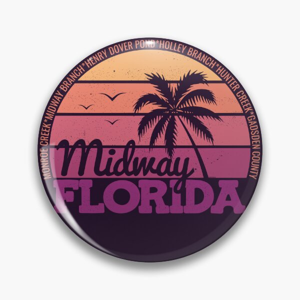 Item preview, Midway Florida Retro Sunset Local Pride Logo designed and sold by CRHPOD20.