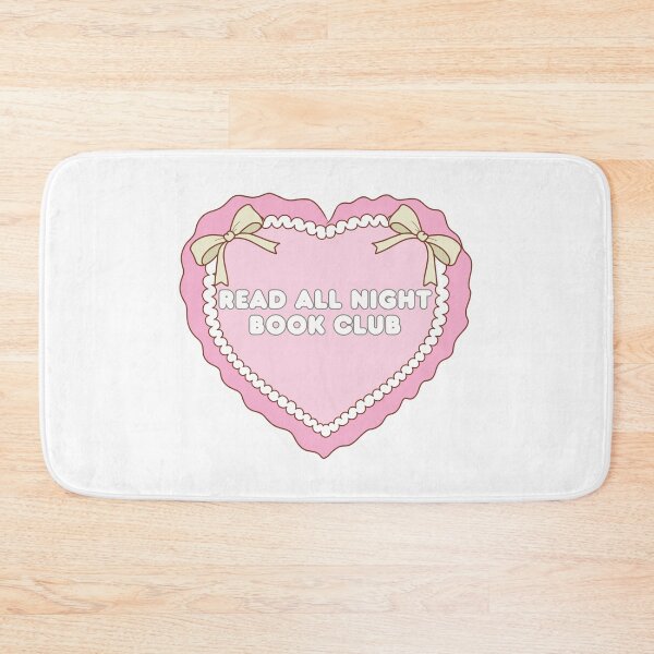 Item preview, Real All Night Book Club | cute bookish aesthetic designed and sold by The Romantics Atelier.