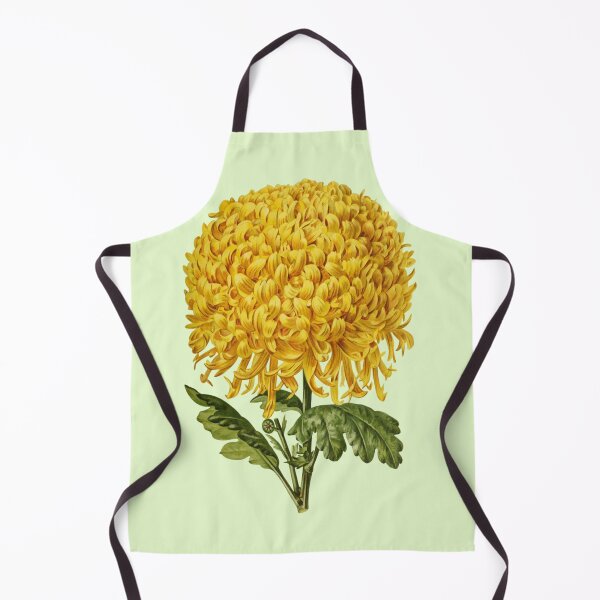 Artikelvorschau, Leuchtend gelbe Chrysantheme Blume auf Grün entworfen und verkauft von IrisAndIvy.