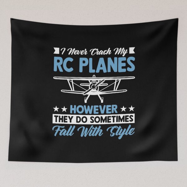 Item preview, I Never Crash My RC Plane Remote Controlled Model Hobby designed and sold by DexertimaArt.